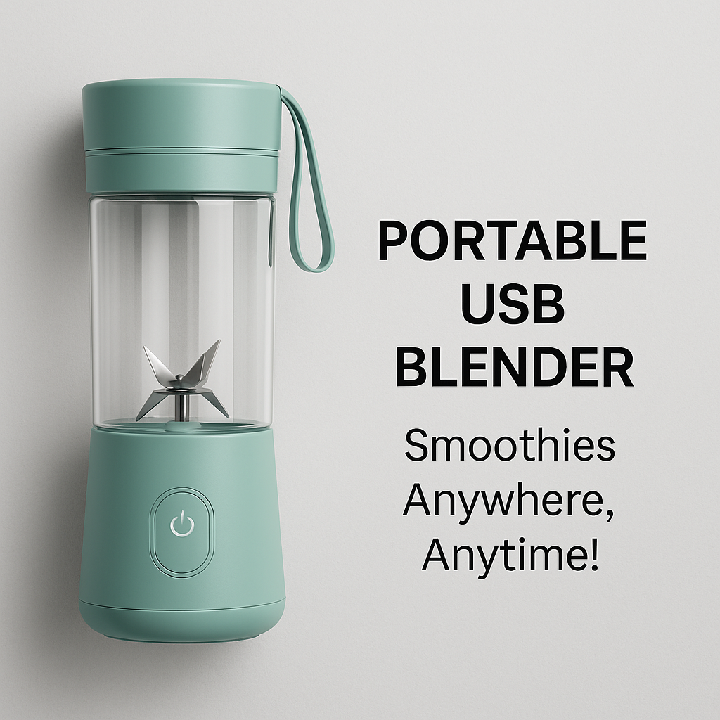 Portable USB Blender – Smoothies Anywhere, Anytime!